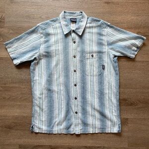 Patagonia Short Sleeve Button up Organic Cotton men’s shirt - XL